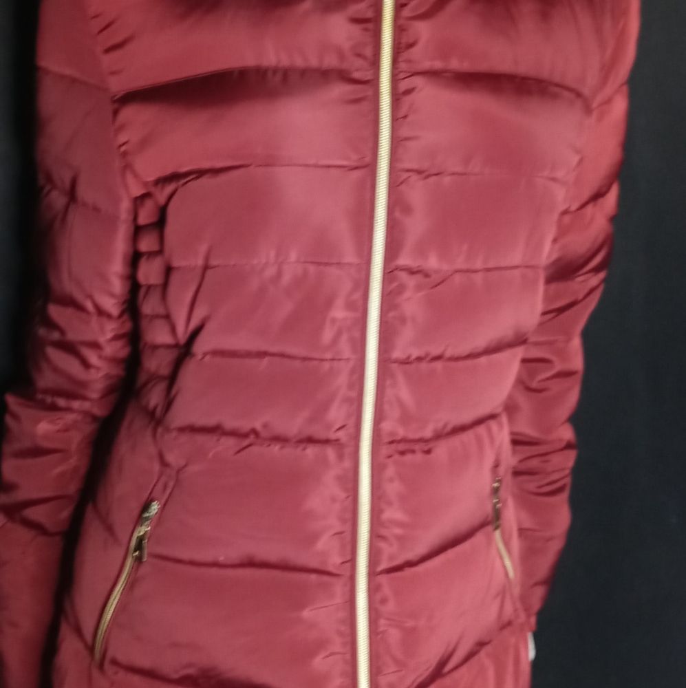 💜Wine Faux Fur Jacket💜 Women's & Youth Jackets - Picture 5 of 15